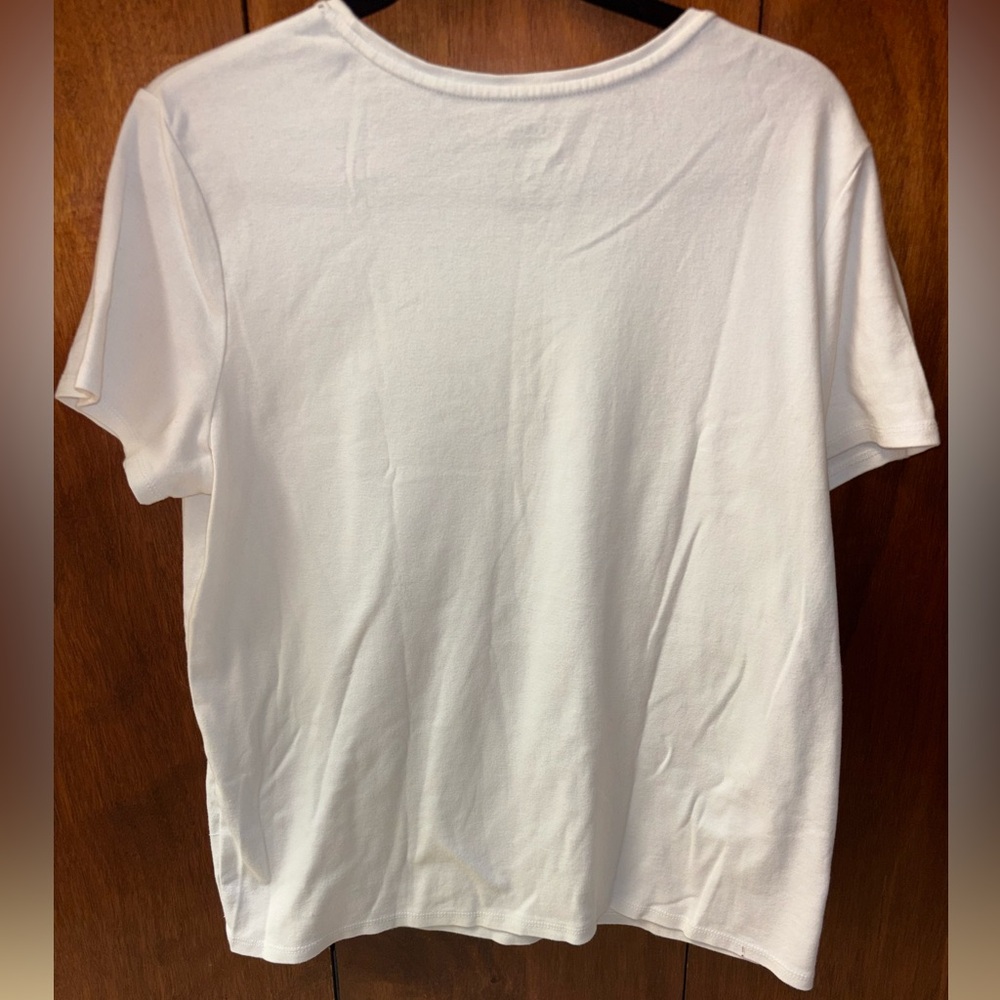 Croft & Barrow The Classic Tee – White, Size XL - Picture 4 of 4